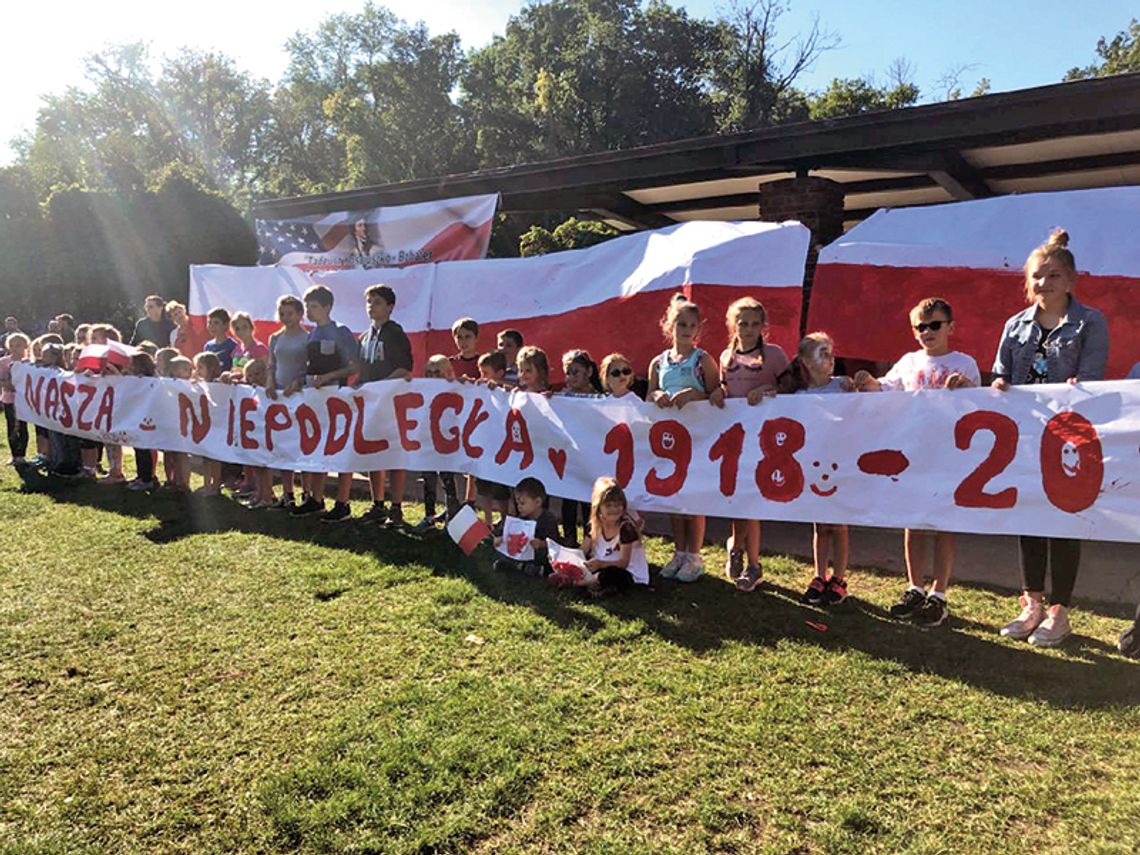 Piknik niepodległościowy w szkole Koścuszki