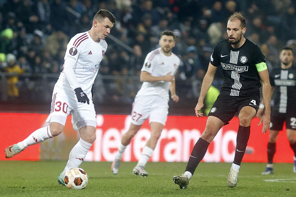 Piłkarska LE - Sturm Graz - Raków Częstochowa 0:1. Historyczne zwycięstwo mistrza Polski