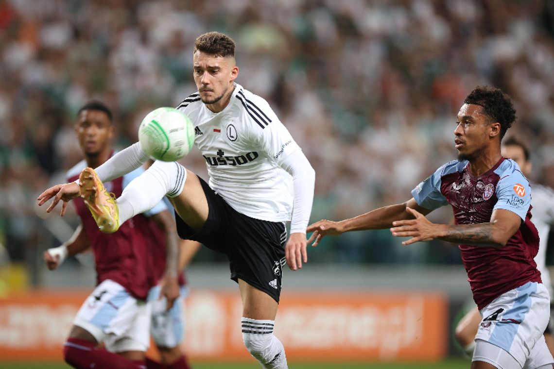 Piłkarska LK - Legia Warszawa - Aston Villa 3:2. Dwie bramki Muciego