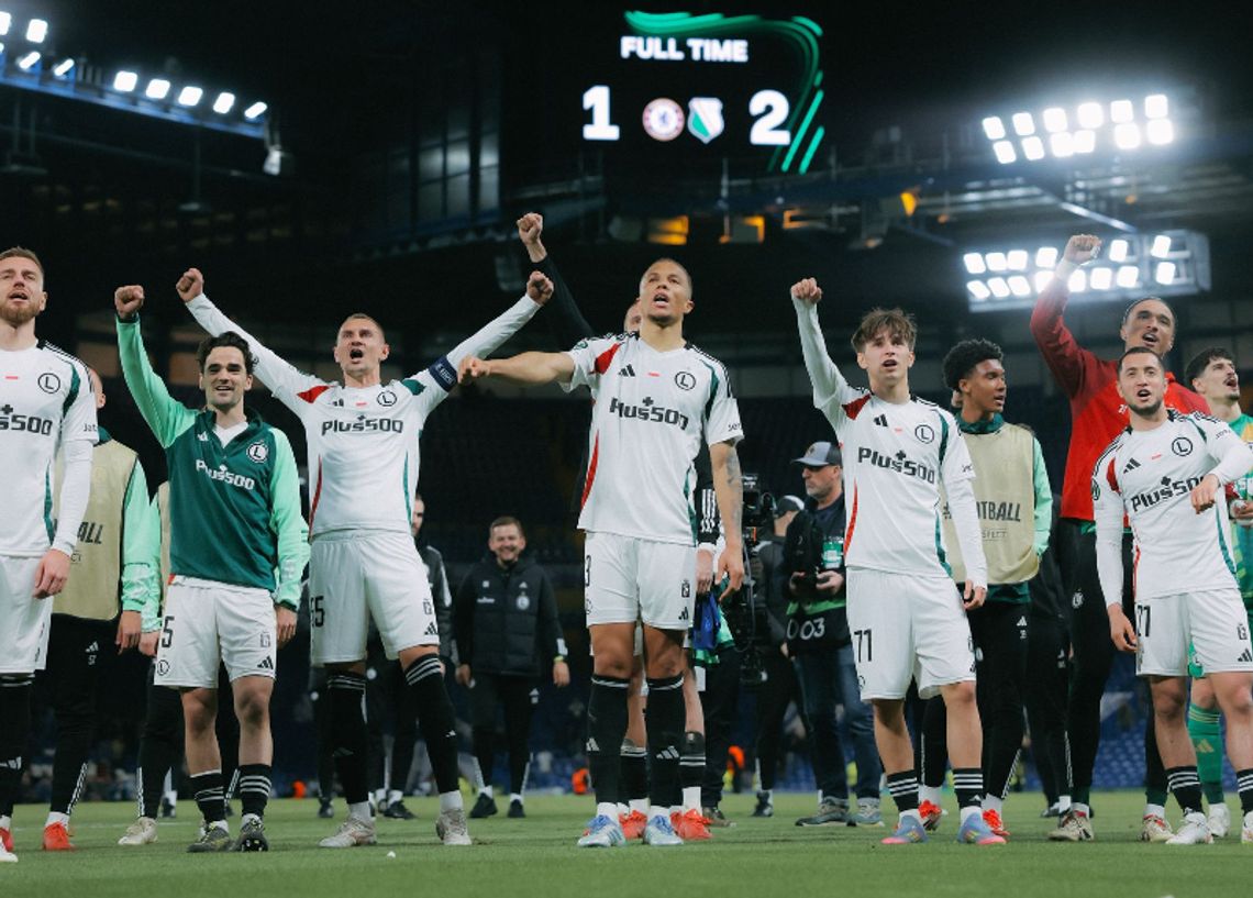 Piłkarska LK - Legia wyeliminowana mimo wygranej w Londynie z Chelsea 2:1