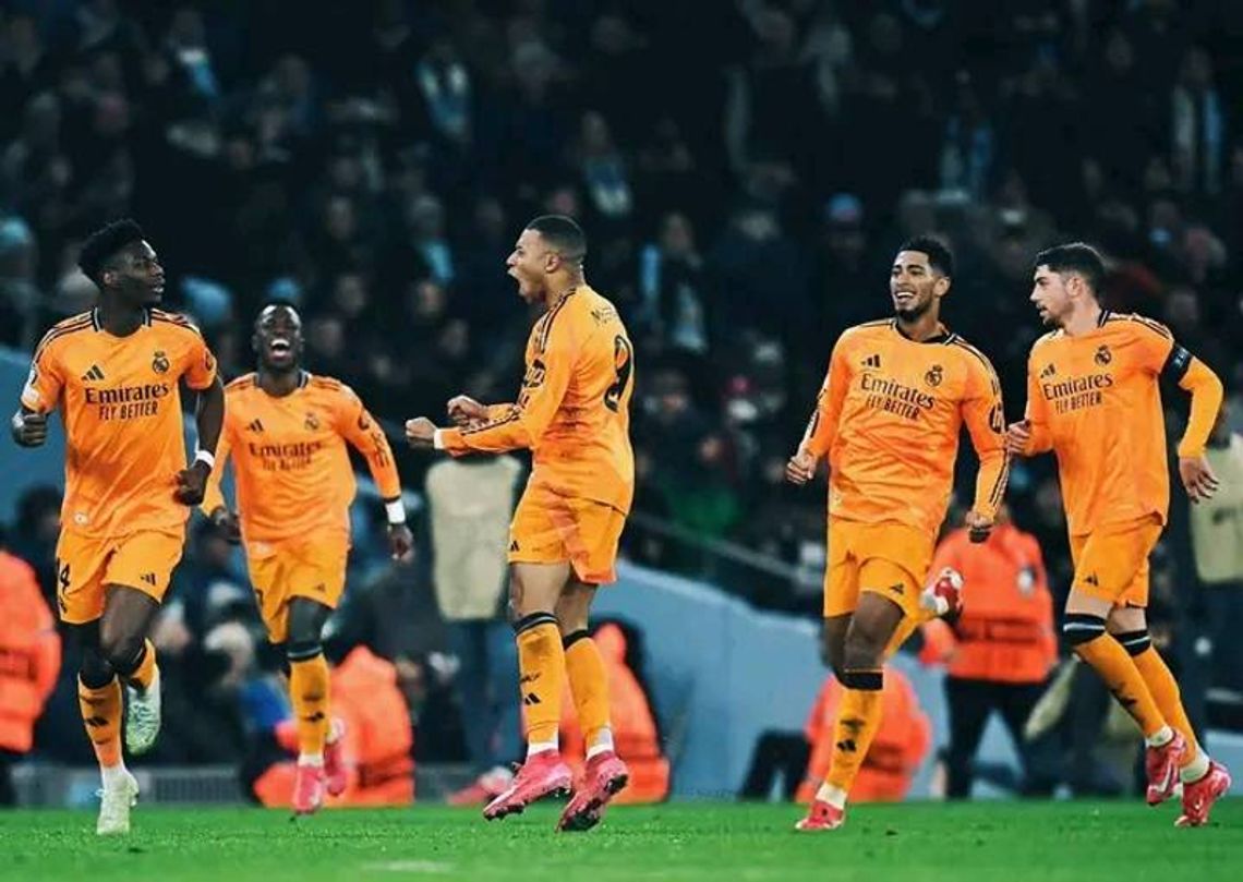 Piłkarska LM - wygrana Realu w szlagierze barażowym w Manchesterze Piłkarska LM - wygrana Realu w szlagierze barażowym w Manchesterze