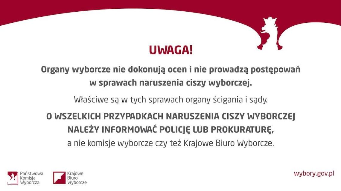 Policja: w sobotę odnotowano 72 przypadki naruszenia ciszy wyborczej