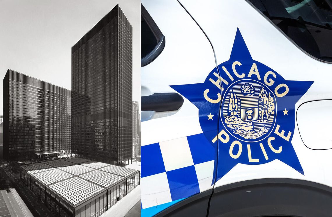 Policyjna interwencja przy budynku federalnym w centrum Chicago, doniesienia o strzałach