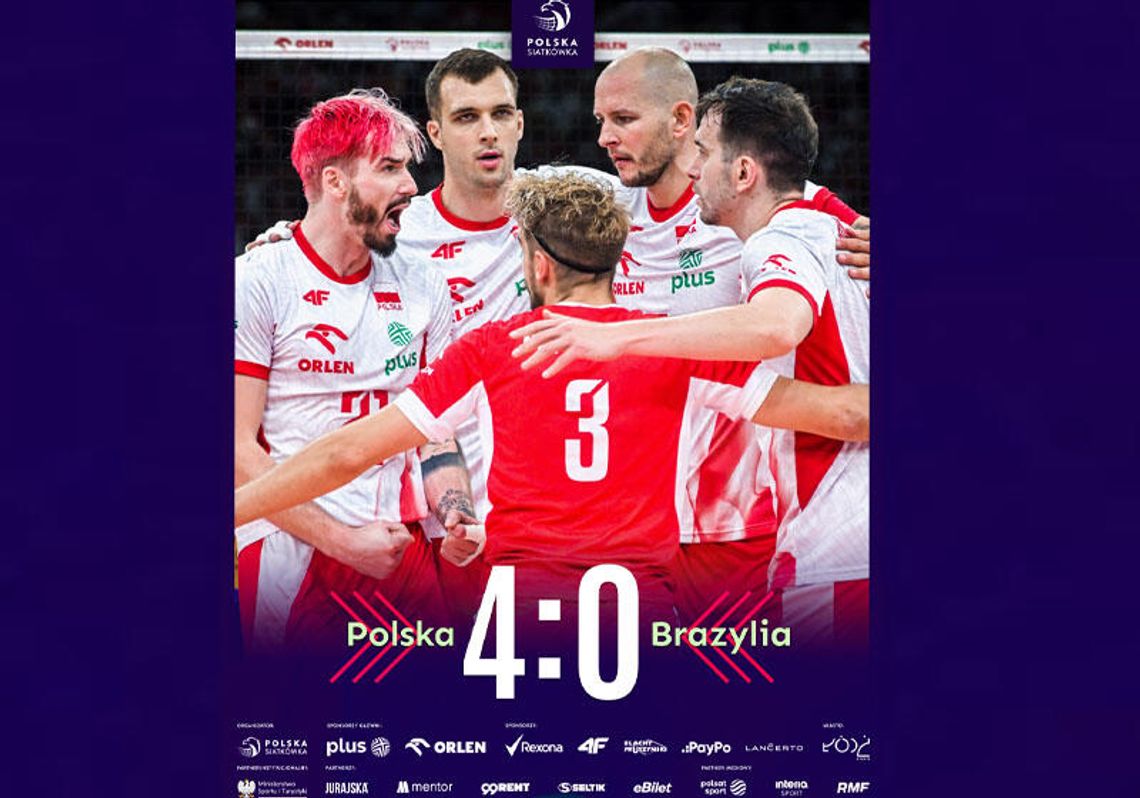 Polscy siatkarze pokonali Brazylię w towarzyskim meczu