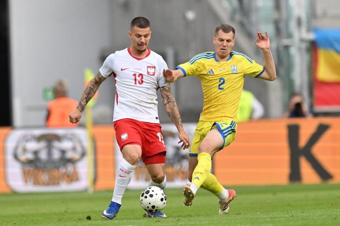 Polska przegrała z Ukrainą w towarzyskim meczu we Wrocławiu Polska przegrała z Ukrainą w towarzyskim meczu we Wrocławiu
