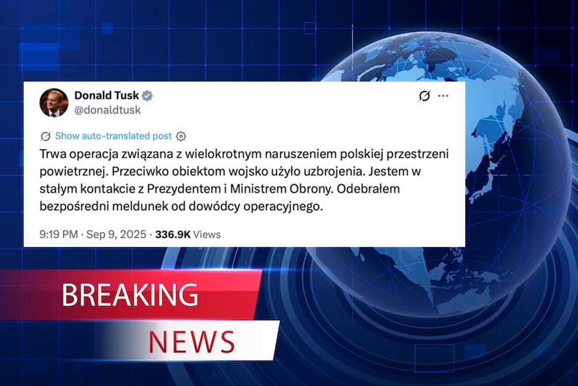 Premier: polskie wojsko użyło uzbrojenia, jestem w kontakcie z prezydentem