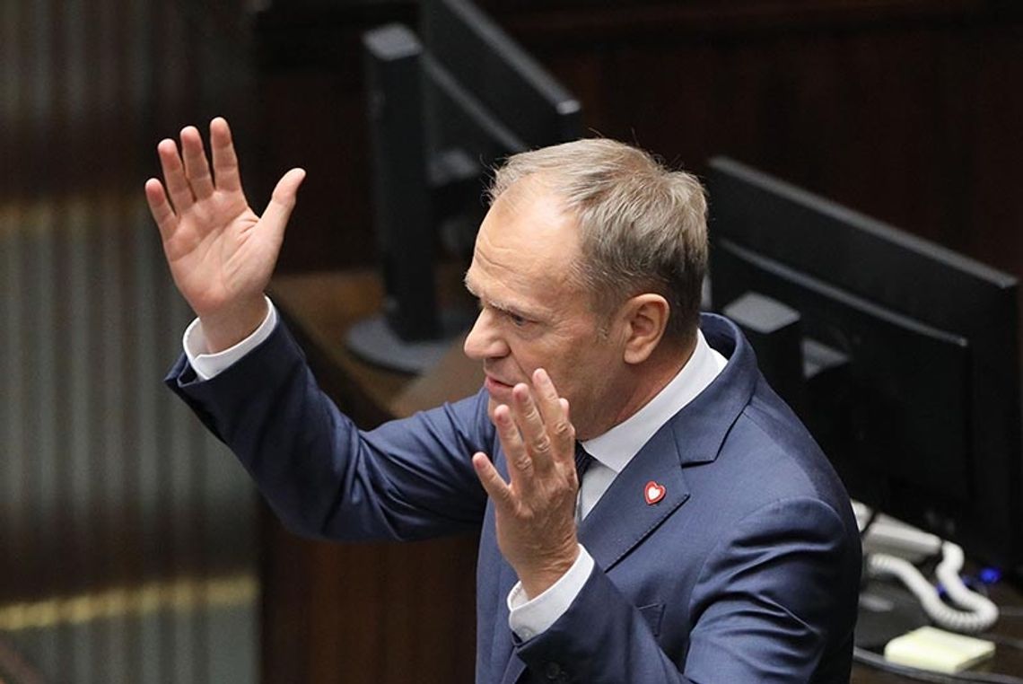 Premier Tusk do posłów, którzy zadali mu pytania: otrzymacie odpowiedź na pytania na piśmie