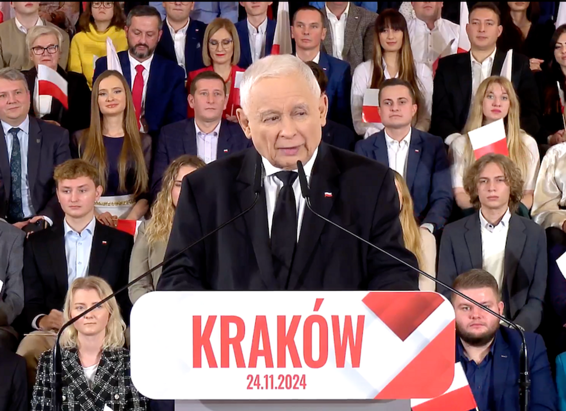 Prezes PiS: mamy wojnę polsko-polską; potrzebny jest niezależny kandydat na prezydenta (WIDEO)