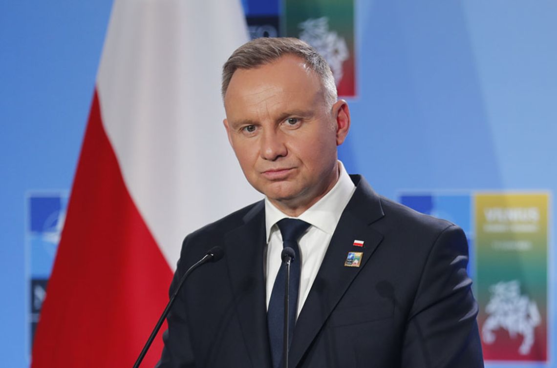 Prezydent Andrzej Duda wygłosi wieczorem orędzie