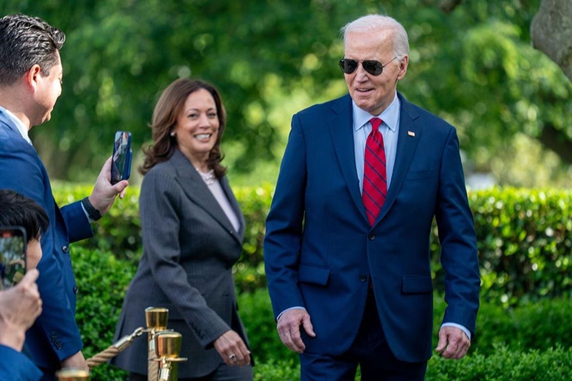 Prezydent Biden apeluje do Demokratów, by poparli Kamalę Harris: "ona jest najlepsza"