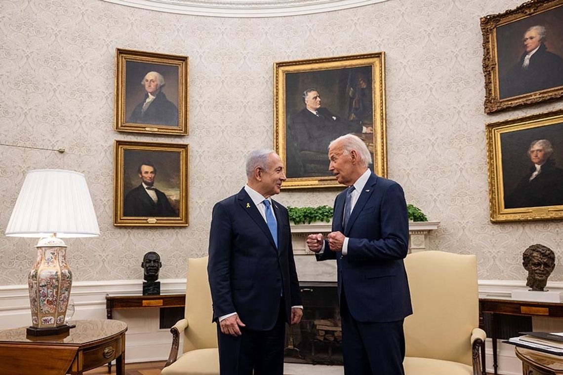 Prezydent Biden przyjął premiera Izraela Netanjahu