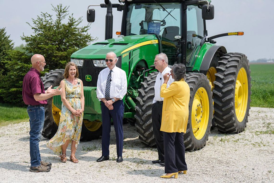 Prezydent Biden w Kankakee obiecał pomoc amerykańskim farmerom (WIDEO)