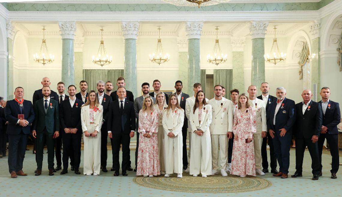 Prezydent Duda odznaczył polskich medalistów igrzysk w Paryżu