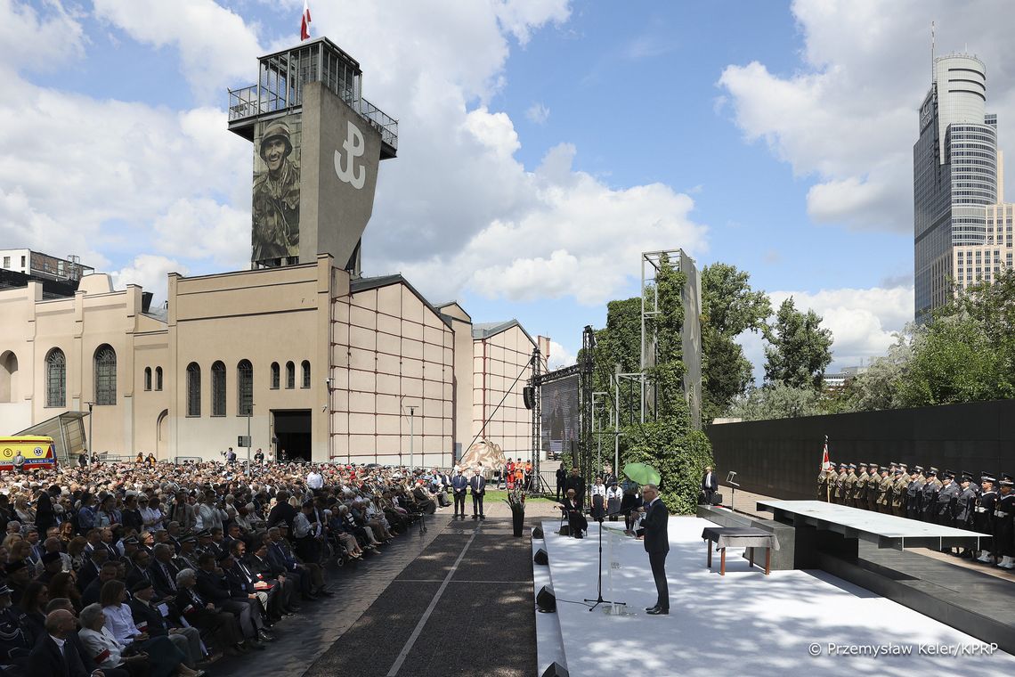 Prezydent Duda: Powstanie Warszawskie to jeden z najważniejszych punktów w naszych dziejach