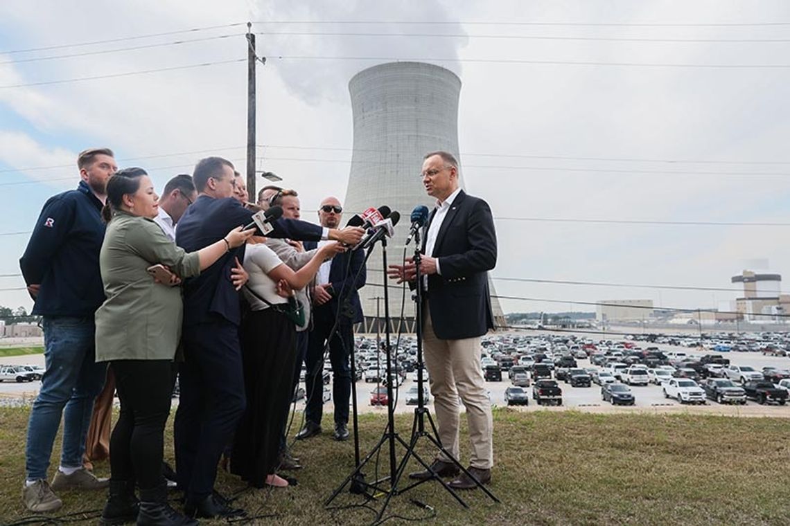 Prezydent Duda: reaktory Westinghouse są bardzo bezpieczne