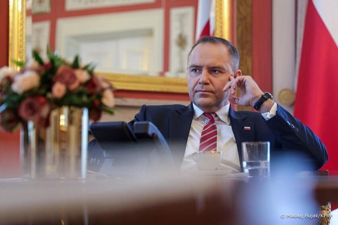 Prezydent Nawrocki wziął udział w telekonferencji zorganizowanej przez prezydenta Trumpa