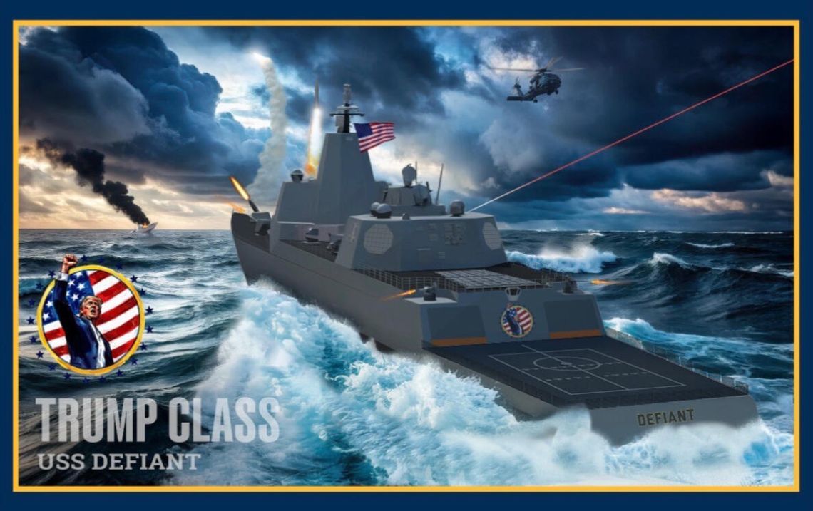 Prezydent ogłosił budowę okrętów „typu Trump”