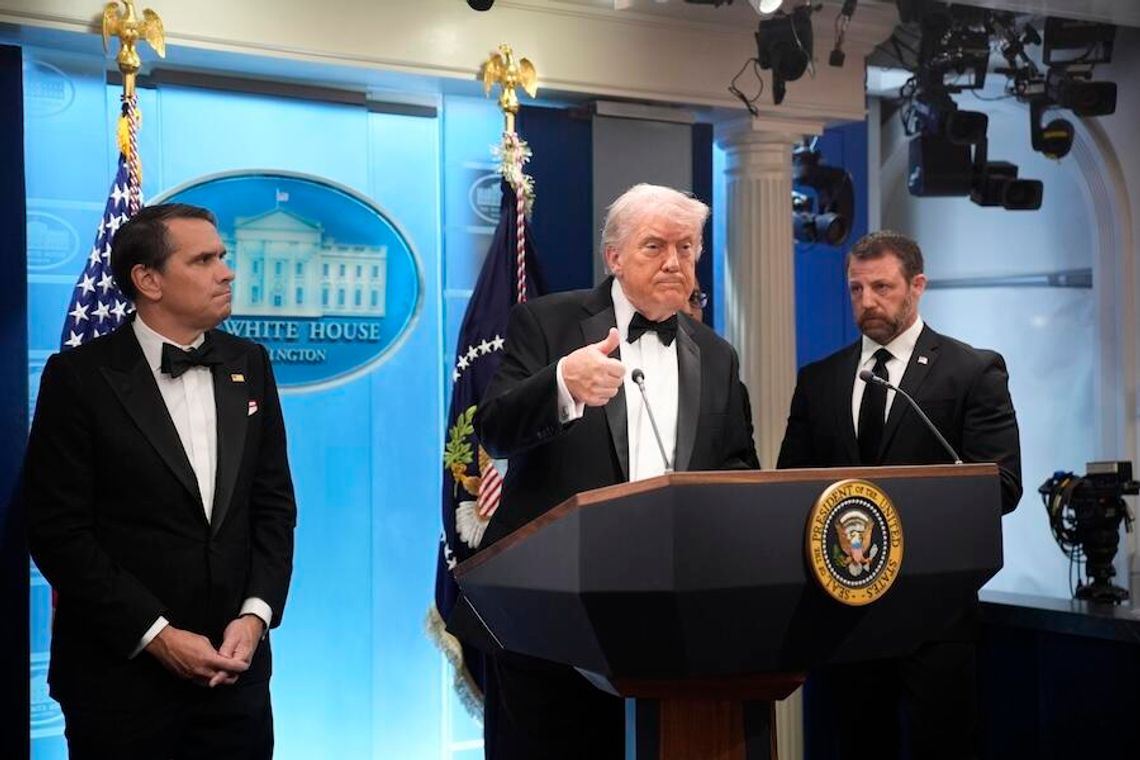 Prezydent Trump: do strzelaniny nigdy by nie doszło, gdybyśmy mieli salę balową w Białym Domu