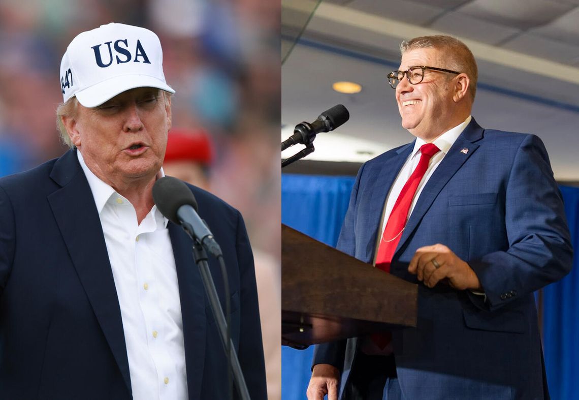 Prezydent Trump poparł Darrena Baileya w wyborach na gubernatora Illinois Prezydent Trump poparł Darrena Baileya w wyborach na gubernatora Illinois
