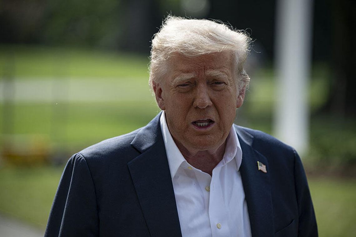 Prezydent Trump pytany o atak na szpital w Charkowie: zobaczycie, co się wydarzy