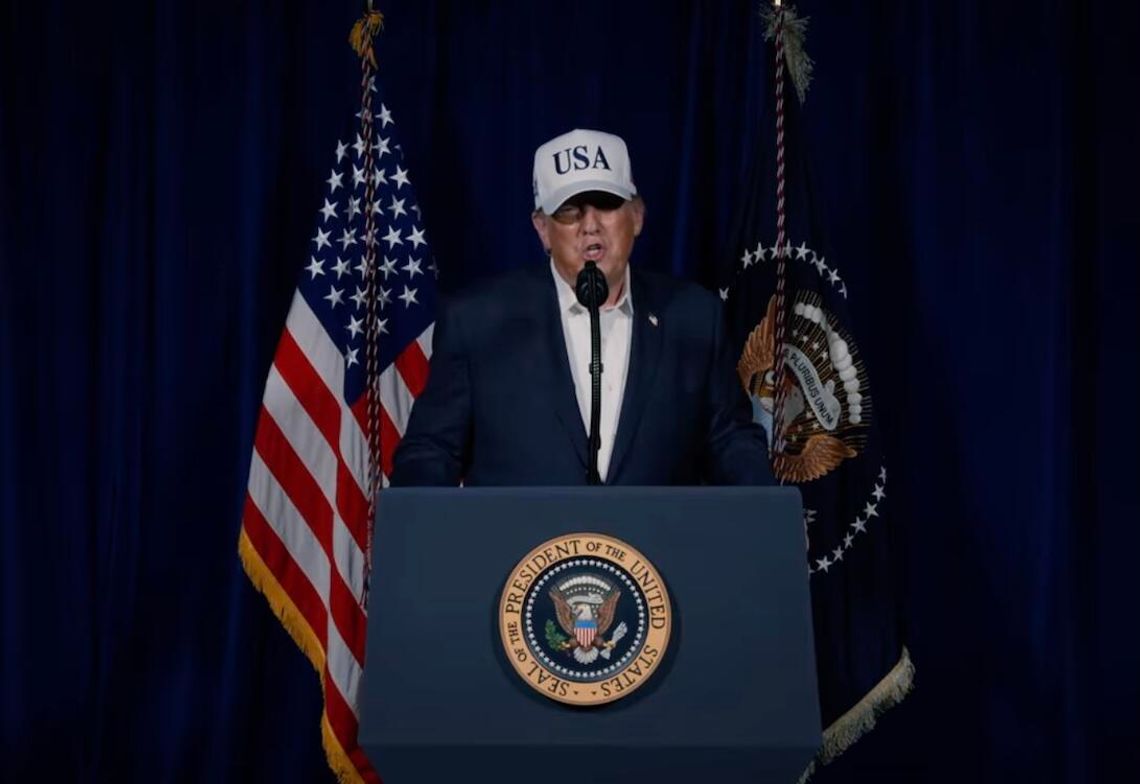 Prezydent Trump: rozpoczęliśmy dużą operację bojową w Iranie, nigdy nie zdobędą broni atomowej (WIDEO)