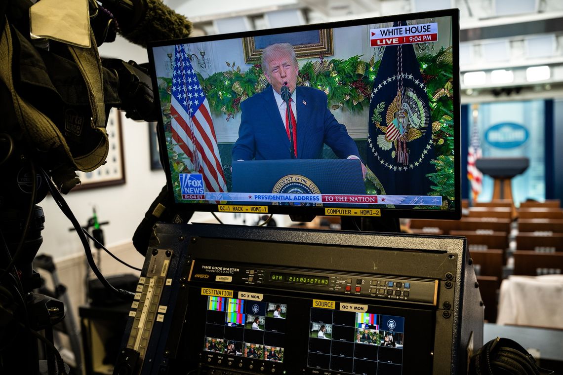 Prezydent Trump w orędziu: odziedziczyłem bałagan i go porządkujemy Prezydent Trump w orędziu: odziedziczyłem bałagan i go porządkujemy