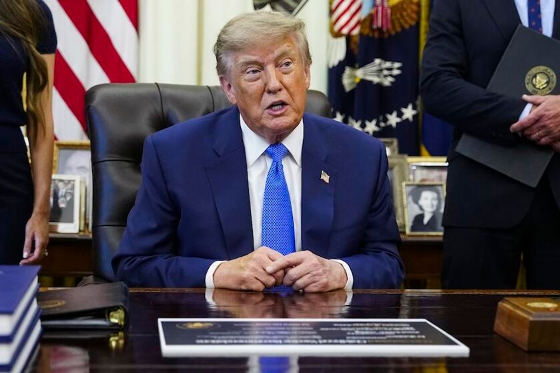 Prezydent Trump: zawarte w Mekce porozumienie obronne to ważny pierwszy krok Prezydent Trump: zawarte w Mekce porozumienie obronne to ważny pierwszy krok