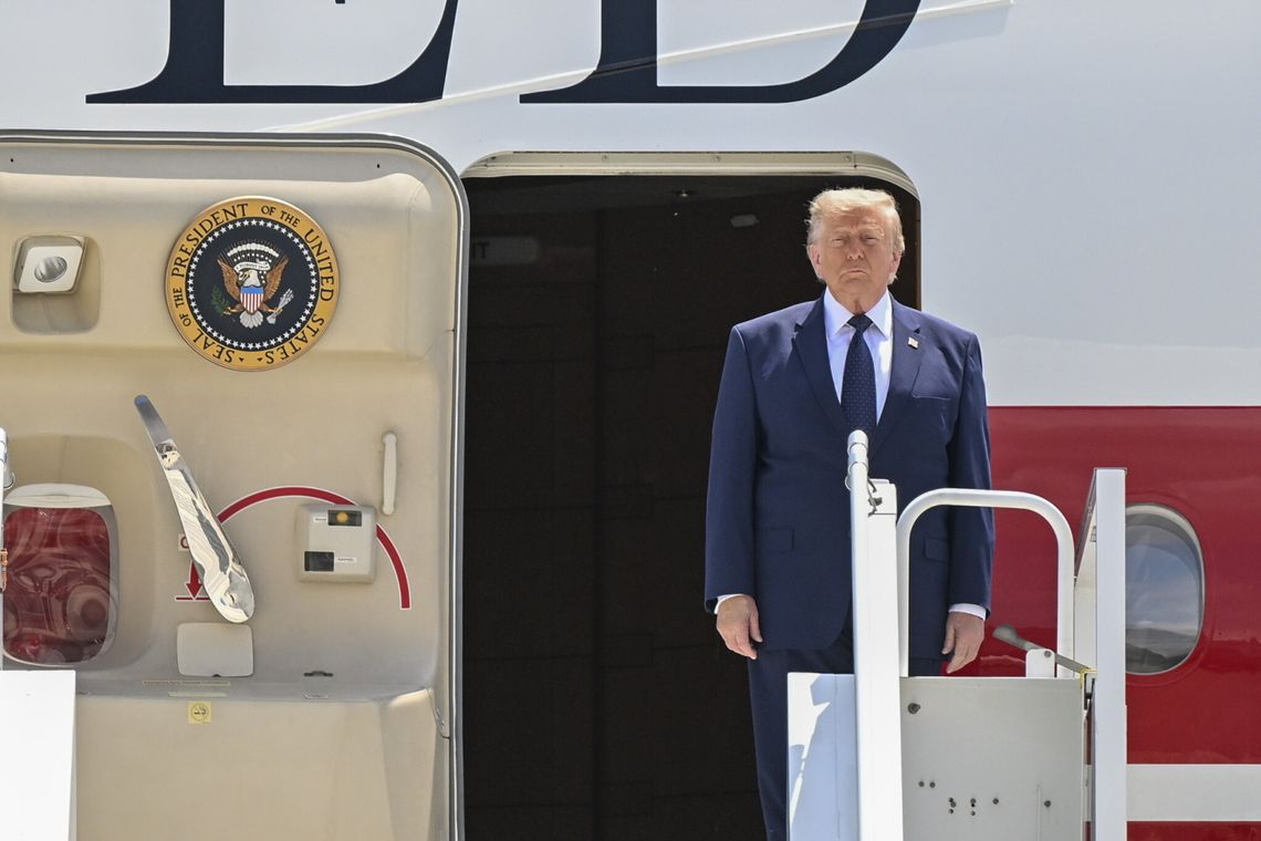 Prezydent USA Donald Trump przybył do Ankary Prezydent USA Donald Trump przybył do Ankary