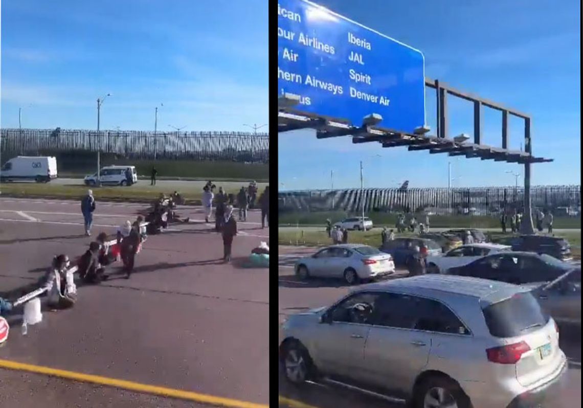 Propalestyński protest zablokował dojazd na lotnisko O’Hare (WIDEO)