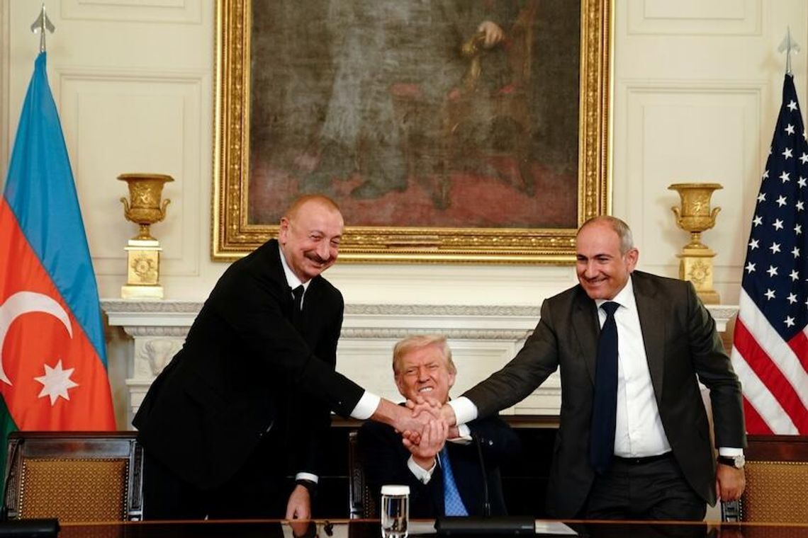 Przywódcy Armenii i Azerbejdżanu podpisali deklarację pokojową o utworzeniu Szlaku Trumpa