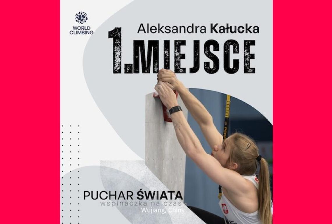 PŚ we wspinaczce sportowej - Aleksandra Kałucka z wygraną i rekordem życiowym PŚ we wspinaczce sportowej - Aleksandra Kałucka z wygraną i rekordem życiowym