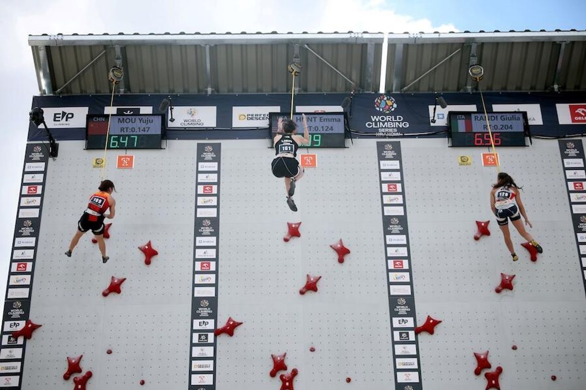 PŚ we wspinaczce sportowej - Amerykanka Hunt odebrała Mirosław rekord świata PŚ we wspinaczce sportowej - Amerykanka Hunt odebrała Mirosław rekord świata