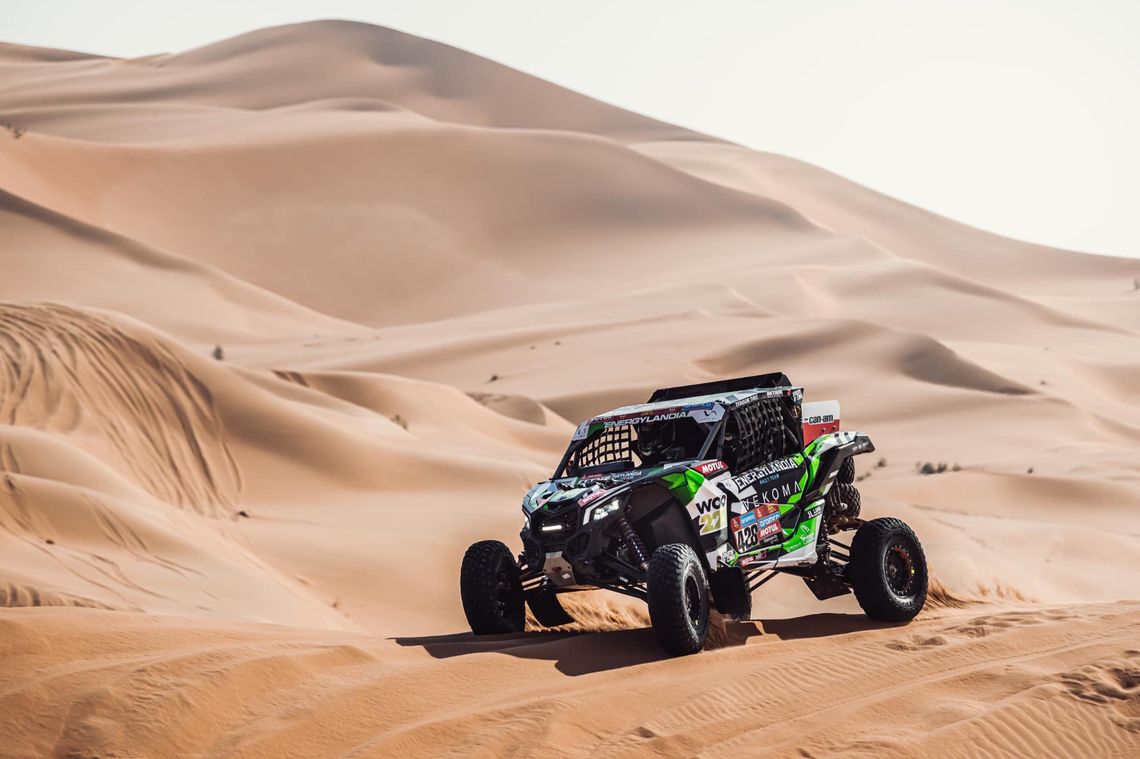 Rajd Dakar - tym razem najszybszy Michał Goczał, ale Baciuska powiększa przewagę