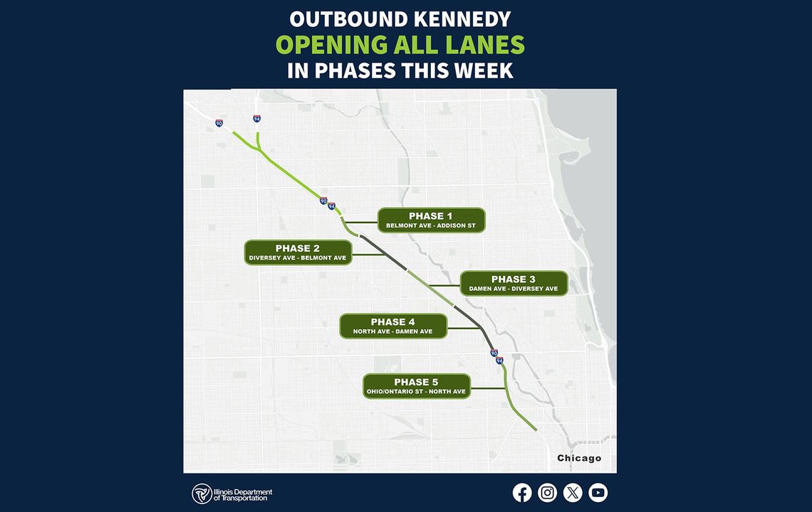 Remont autostrady Kennedy’ego prawie ukończony