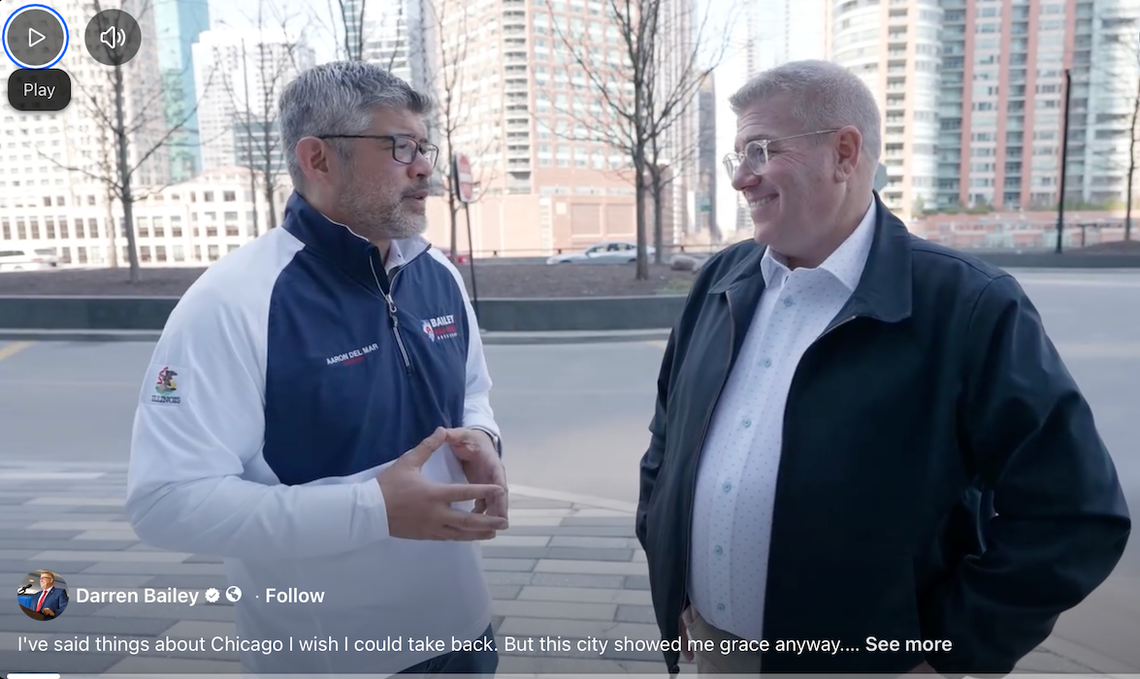 Republikański kandydat na gubernatora Illinois chwali Chicago, choć do niedawna krytykował