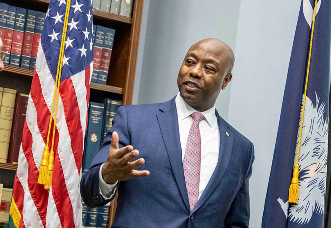 Republikański senator Tim Scott ogłosił, że wystartuje w prawyborach na prezydenta w 2024 r.