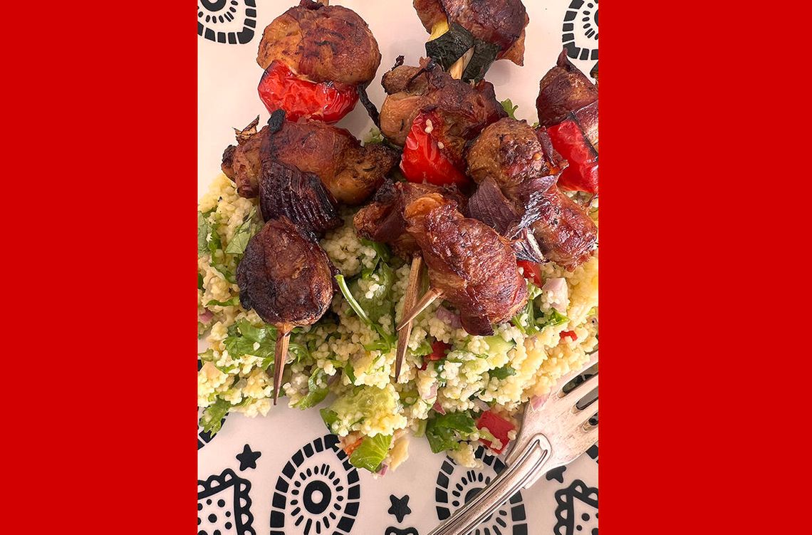 Roladki z udek kurczaka w boczku