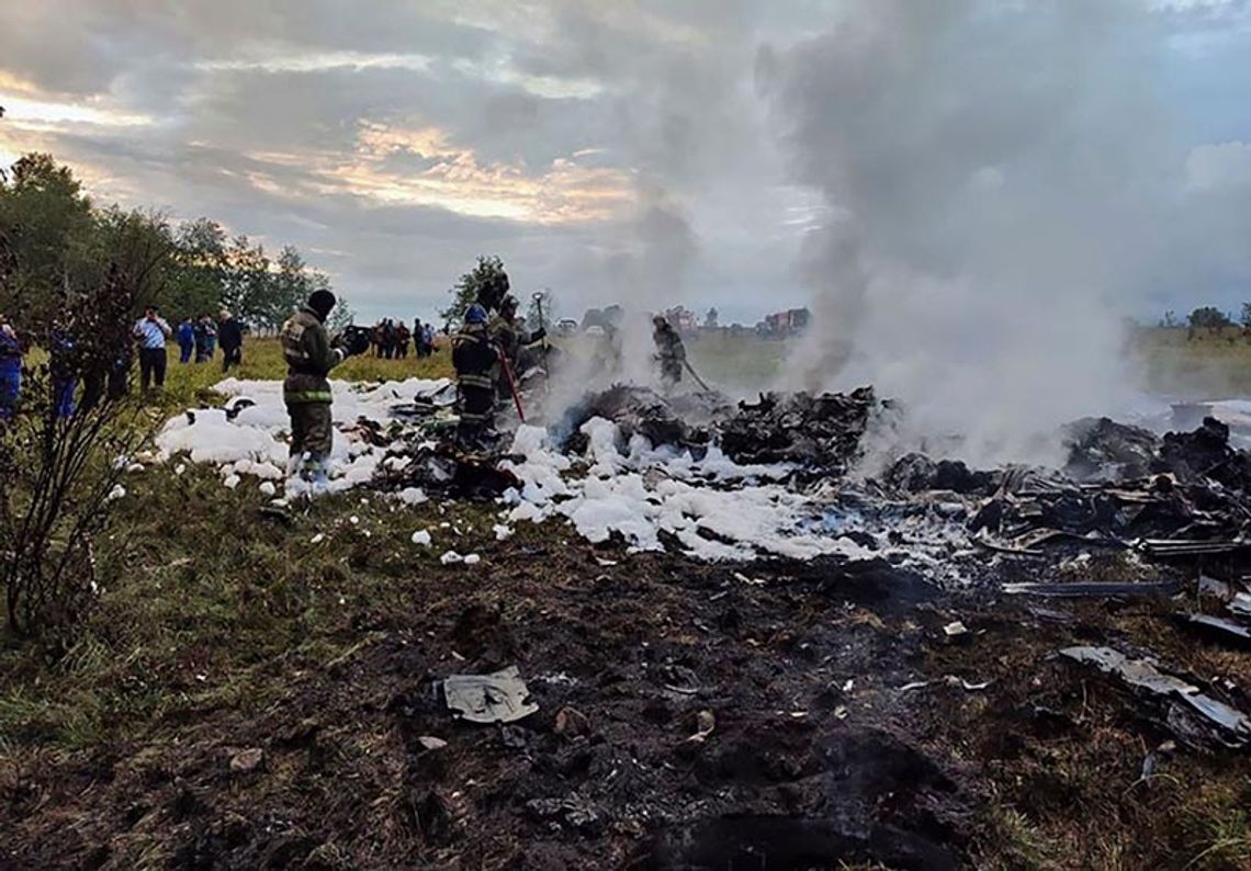 Rosja. Prigożyn i Utkin byli na pokładzie samolotu, który rozbił się w obwodzie twerskim (WIDEO)