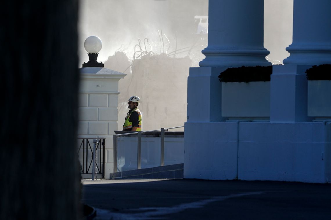 Rozebrano całe Wschodnie Skrzydło Białego Domu