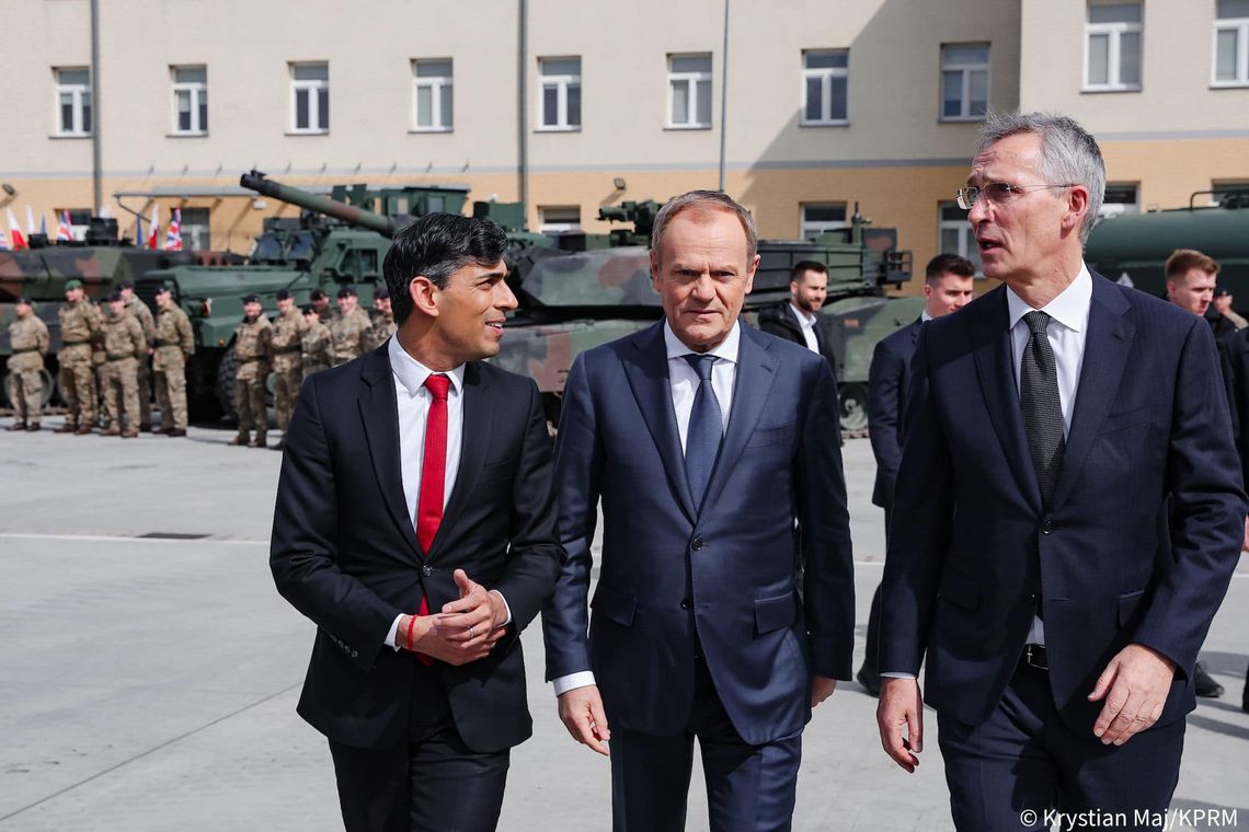 Rozpoczęło się spotkanie premiera Tuska z szefem NATO i premierem Wielkiej Brytanii