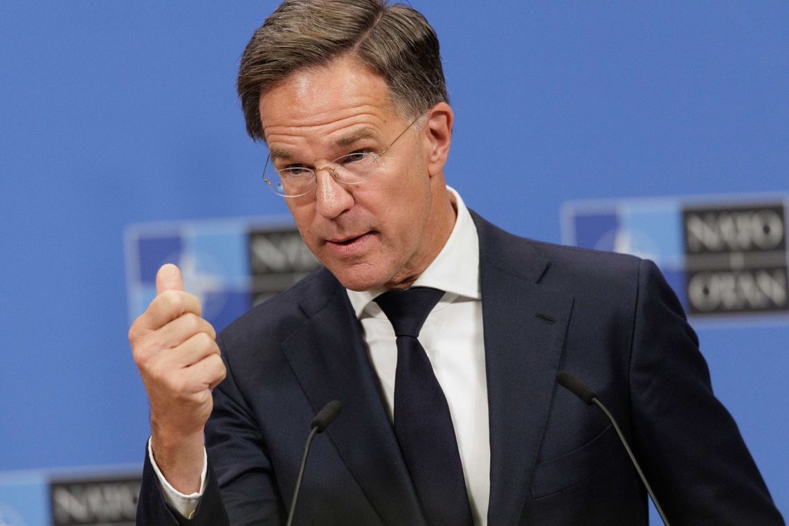 Rutte: Putin wie, że nigdy nie wygra z NATO