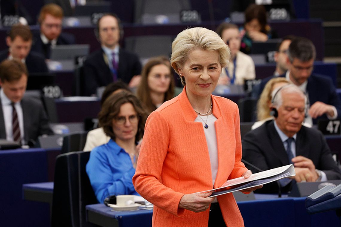 Rzeczniczka KE: Von der Leyen odpowiedziała w środę na list pięciu przywódców państw UE w sprawie ukraińskiego zboża; potrzebne wspólne europejskie podejście