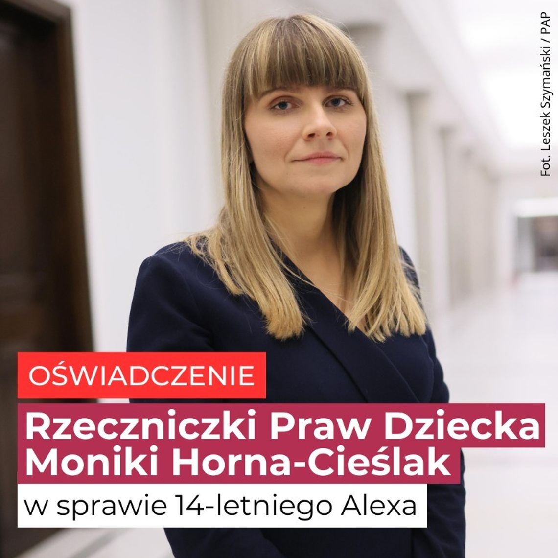 Rzeczniczka praw dziecka zaapelowała o zachowanie prywatności 14-letniego Alexa