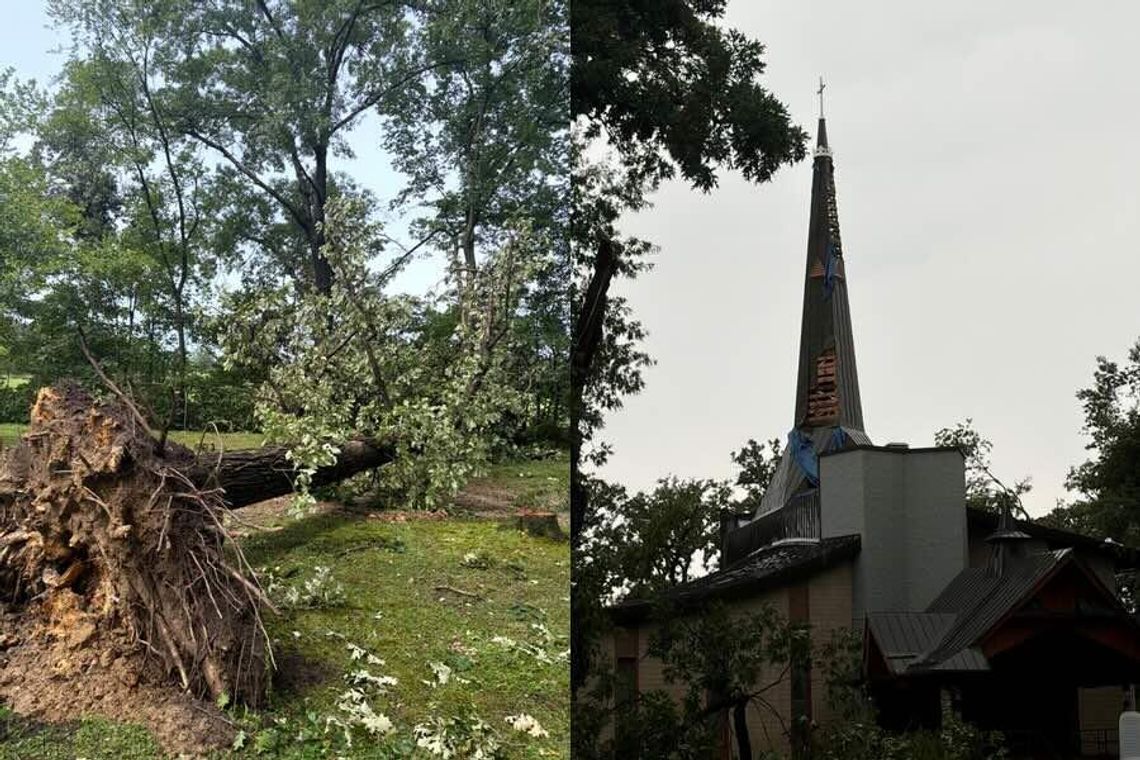 Sanktuarium w Merrillville znów ucierpiało podczas nawałnicy Sanktuarium w Merrillville znów ucierpiało podczas nawałnicy