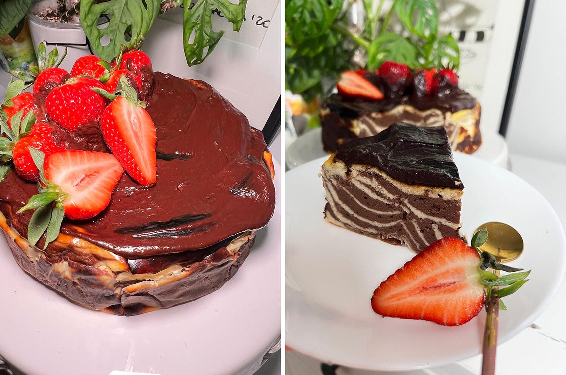 Sernik zebra (i o dziwo… dietetyczny)