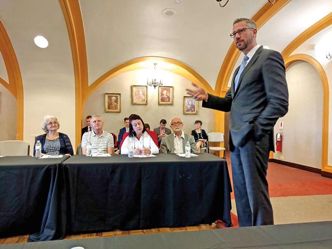 Skarbnik Illinois Michael Frerichs spotkał się z Polonią