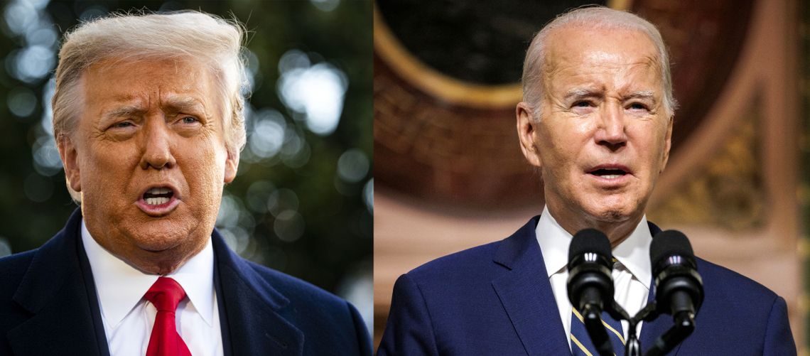 Sondaż "NYT": Remis w starciu Biden-Trump