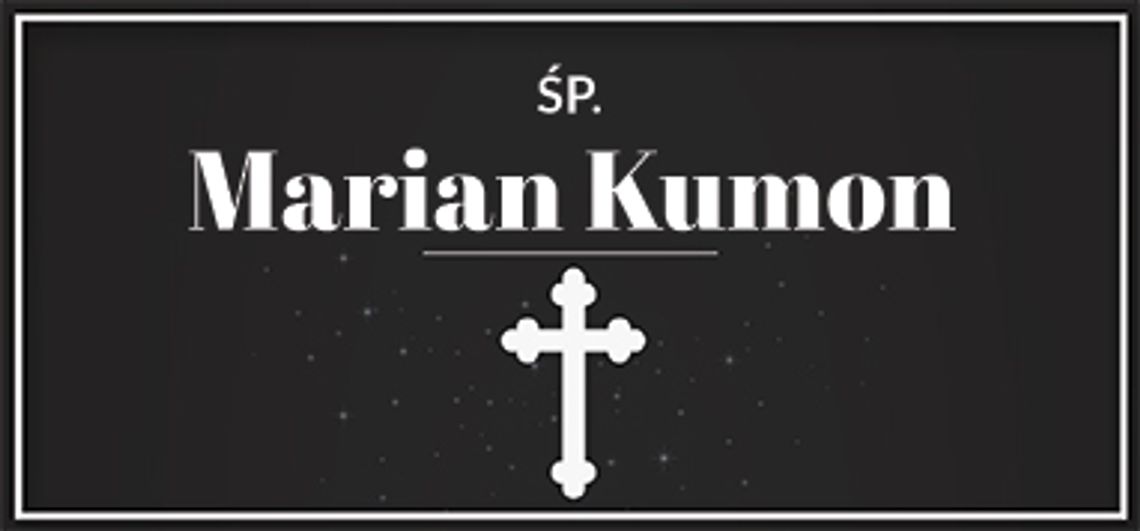 śp. Marian Kumon