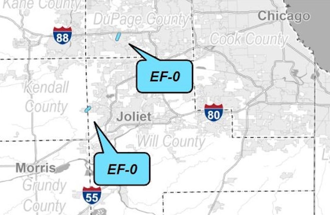 Lutowe tornada w Joliet i Naperville