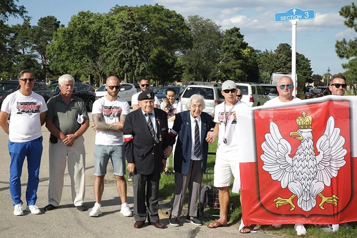 Uroczystości polonijne na cmentarzu Maryhill upamiętniające 78. rocznicę Powstania Warszawskiego